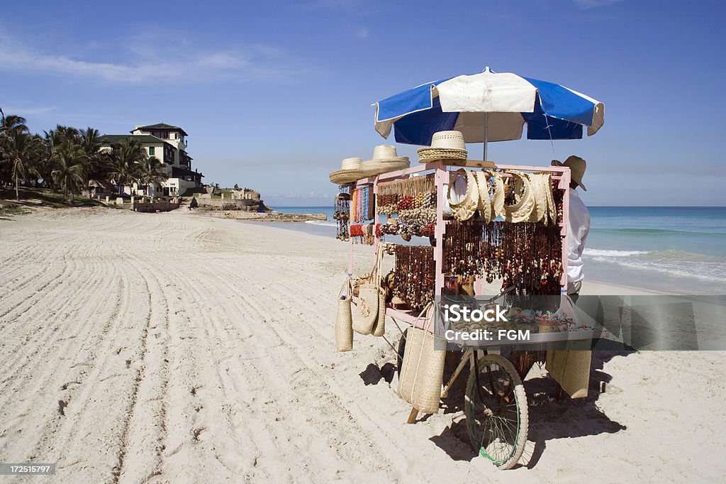 Cabine de plage - Photo de Plage libre de droits