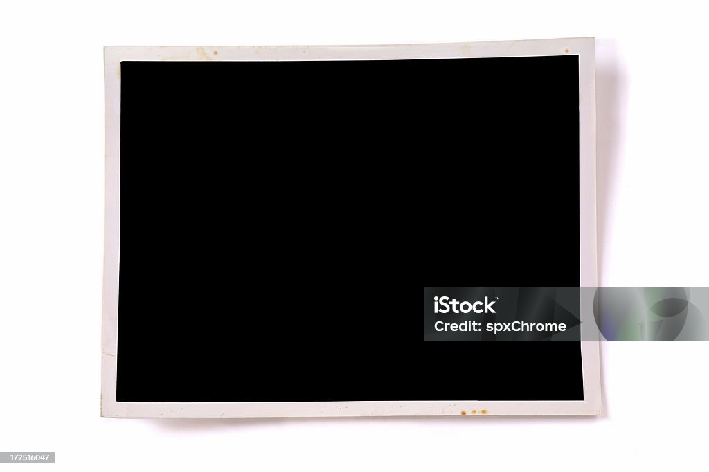 Em branco foto Frame com sombra - Foto de stock de Livro de Recortes royalty-free