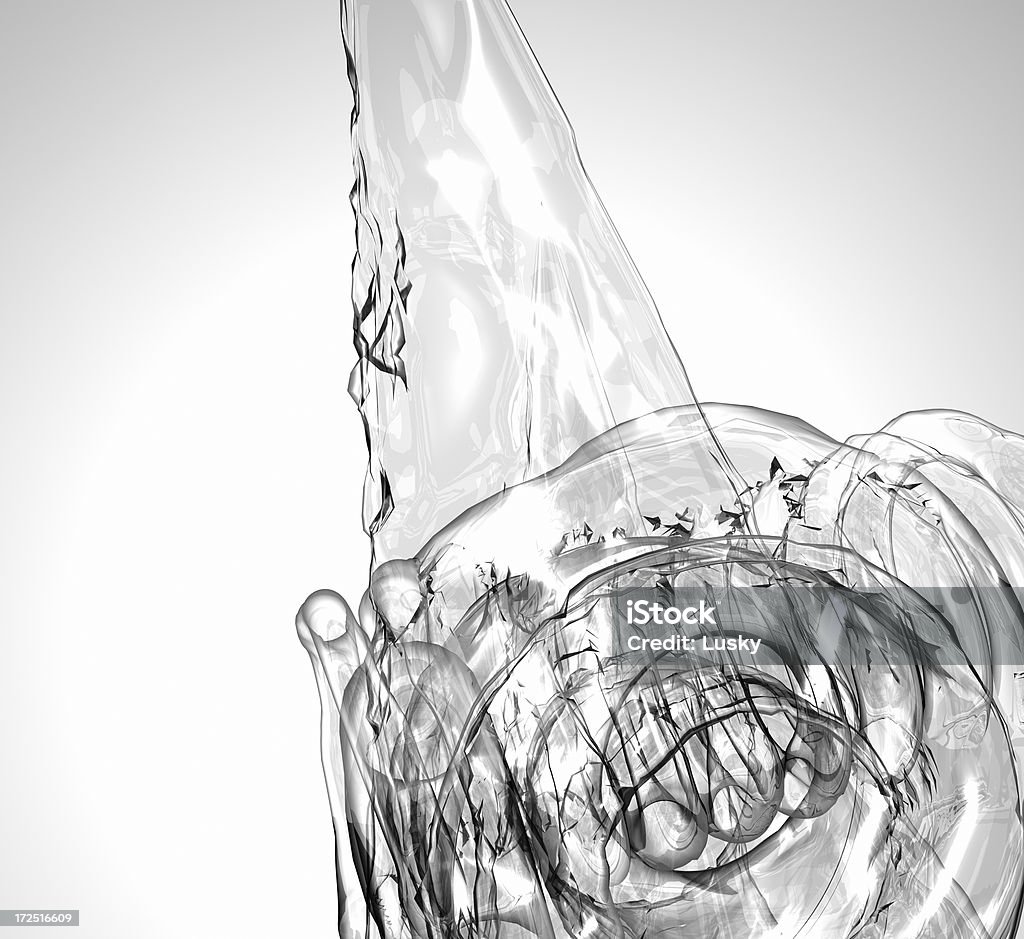 Splash 3D render - Photo de Eau libre de droits