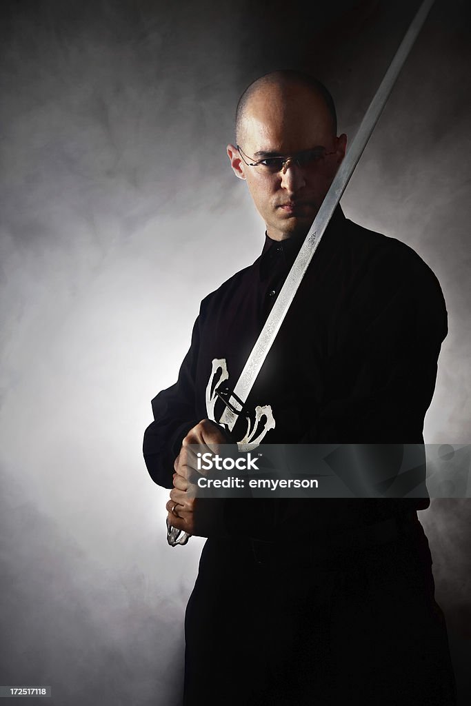 Swordsman de negocios - Foto de stock de Agarrar libre de derechos