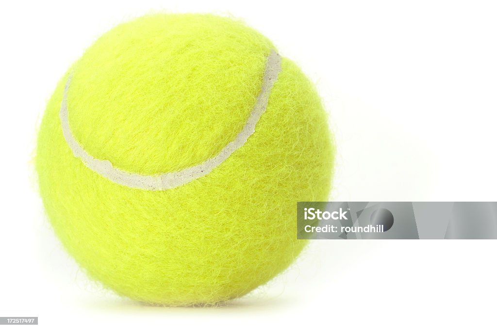 Isolierte Tennis Ball - Lizenzfrei Abgeschiedenheit Stock-Foto