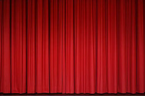 "beautiful red stage curtain, background texture with copyspaceMore images see:"