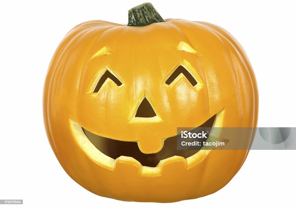 Halloween Pumpkin Isolated jack o lantern Cut Out Stock Photo