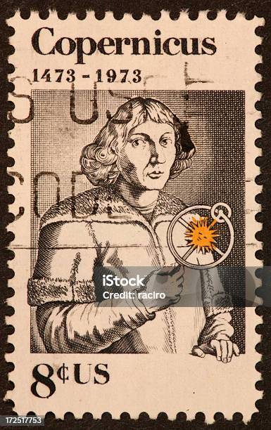 Марка 1973 Copernicus — стоковые фотографии и другие картинки Nicolaus Copernicus - Nicolaus Copernicus, 1973, Астроном