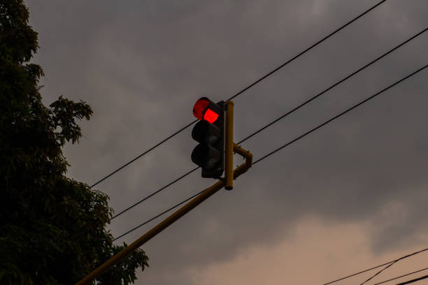 istock The traffic light above is red 1725215814