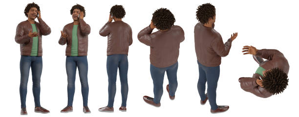 istock A man standing and making a call with his phone. 1725296563