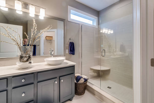 istock Lovely interior decorating in bathroom 1725341177