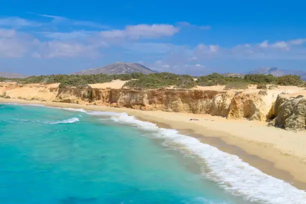 Photo of Landscape with Hawaii beach, Alyko region, Naxos island, Greece
