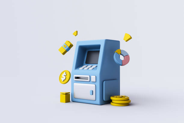 istock ATM Machine on white background concept of banking business and technology. 3D rendering. 1725452057