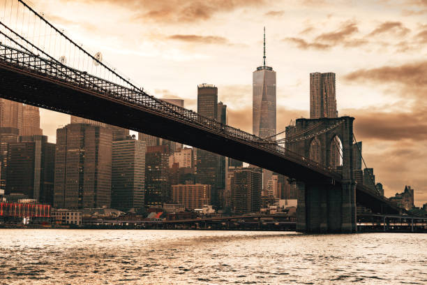 istock New York Lower Manhattan Downtown at dusk 1725469741