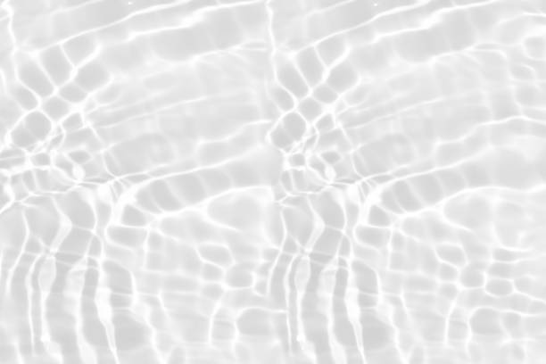 istock Defocus blurred transparent white colored clear calm water surface texture with splashes reflection. Trendy abstract nature background. Water waves in sunlight with copy space. Blue watercolor shine. 1725475160