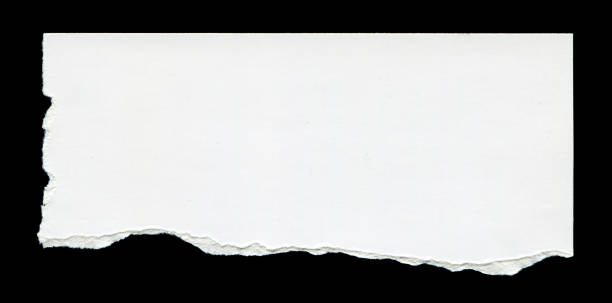 istock Cut or torn paper background textured isolated 1725499500