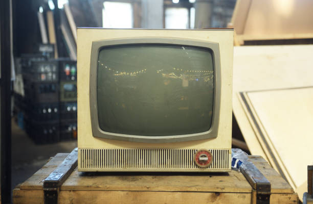 istock The old TV on the isolated.Retro technology concept. 1725516760