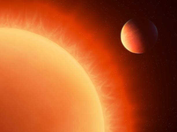 istock The planet's orbit is close to the star. 1725556282