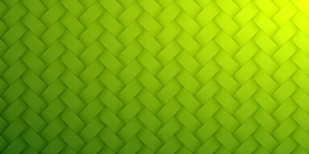 Vector illustration of Abstract green background - Geometric texture