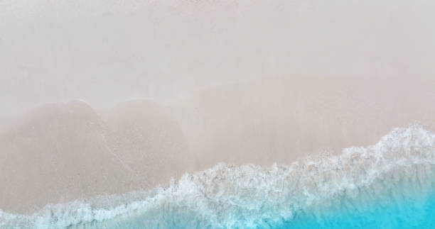 istock Beach Wave water in the Tropical summer beach with  sandy beach background 1725577168