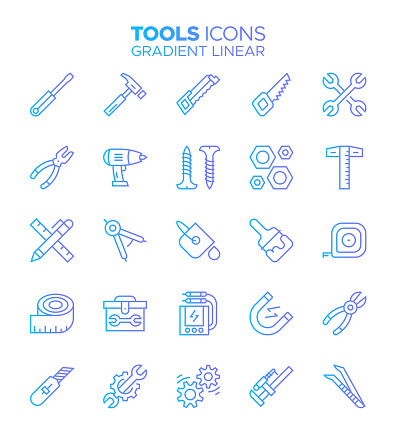 Enhance your projects with this versatile tools icon set, featuring 25 meticulously designed icons. Ideal for designers, developers, and DIY enthusiasts, this collection includes icons representing a variety of tools for different purposes. Elevate your visuals and effectively convey the essence of versatility and efficiency with this carefully curated set of icons.