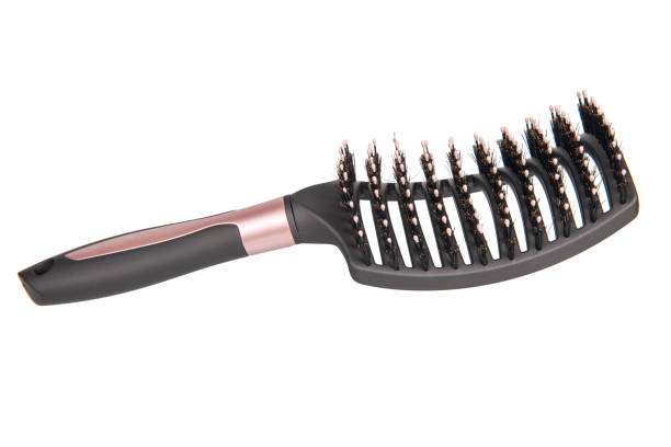 istock Hair Brush is isolated on a white background 1725595643