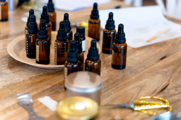 istock Soy candle workshop. Pure candle essences. 1725645110
