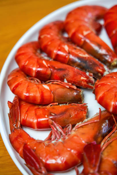 istock A plate of fresh and delicious boiled prawns 1725650851