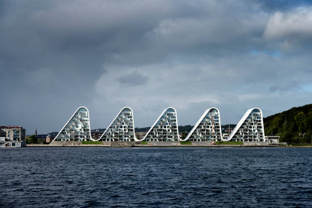 istock Drone point of view of Vejle from the waterfront 1725720088