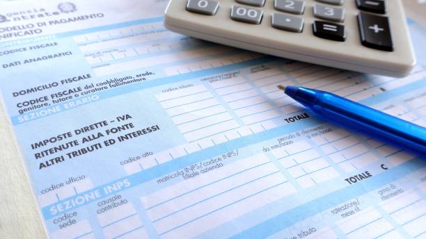 istock Form For Italian Taxes 1725765853