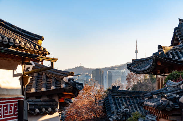 istock Rooftops in Bukchon Hanok Village 1725875260