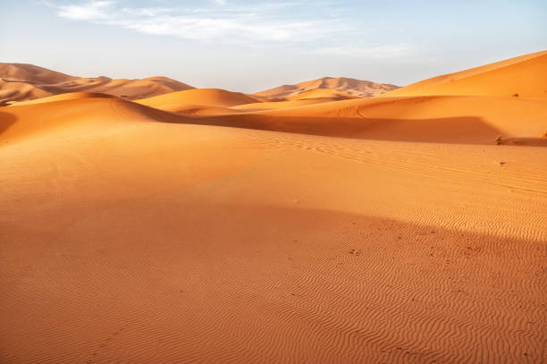 istock Morocco. Sand dunes of Sahara desert 1725880190