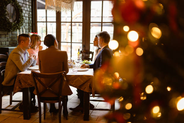 2,700+ Work Christmas Lunch Stock Photos, Pictures & Royalty-Free Images - iStock
