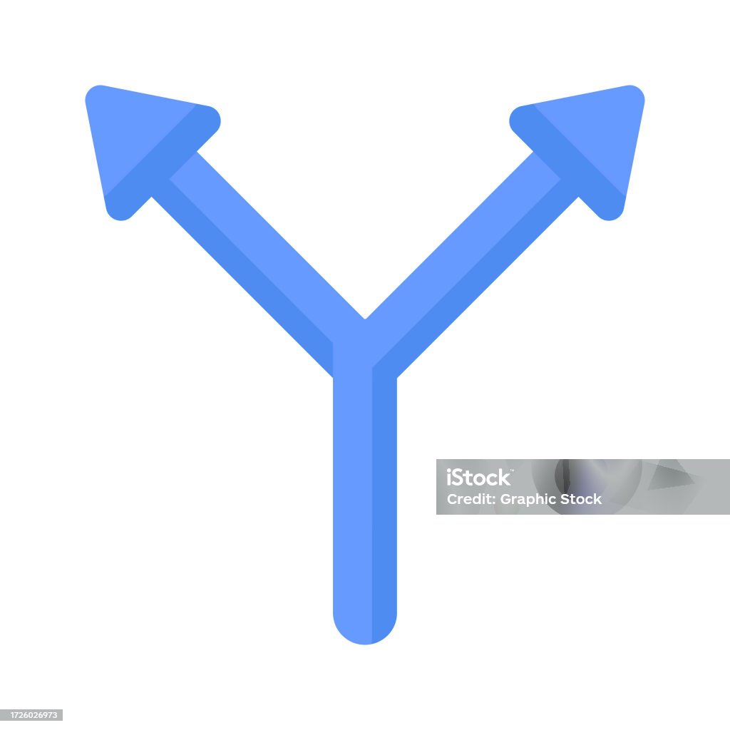 Two Vector Arrows Two Way Arrow Vector Design Isolated On White Background Stock ...