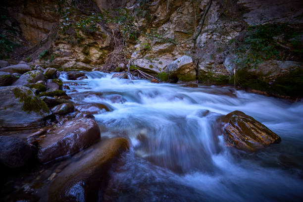 Italy, Alps, Dolomites, Waterfall