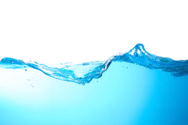 istock Abstract illustration Clear water surface with ripples and bubbles. beautiful white background. close-up 1726052389