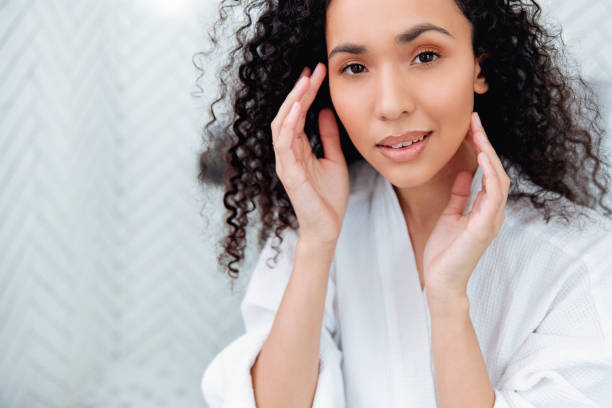 istock Bathroom Beauty: Woman in the Mirror 1726070822