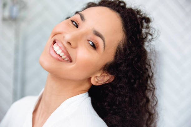 istock Bathroom Beauty: Woman in the Mirror 1726071454