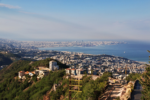 The view on Jounieh, Lebanon