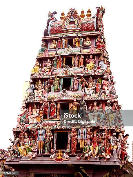 Индуистский Храм Фасад — стоковые фотографии и другие картинки Без людей - Без людей, Вертикальный, Вымышленный персонаж