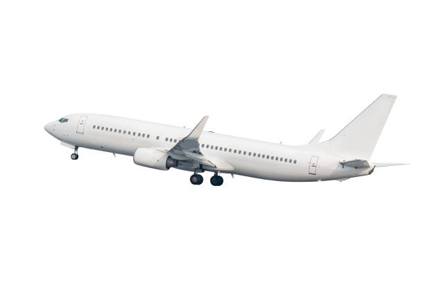 istock Take off a passenger airplane isolated on white background 1726141757