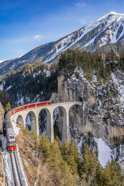 istock Railway bridge near Davos 1726221001