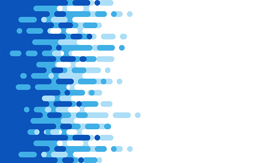 Blue Line Rounded Ends Abstract Pattern Blue Rounded Lines Halftone Transition Stock ...
