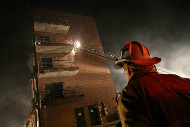 Fire captain stock photo