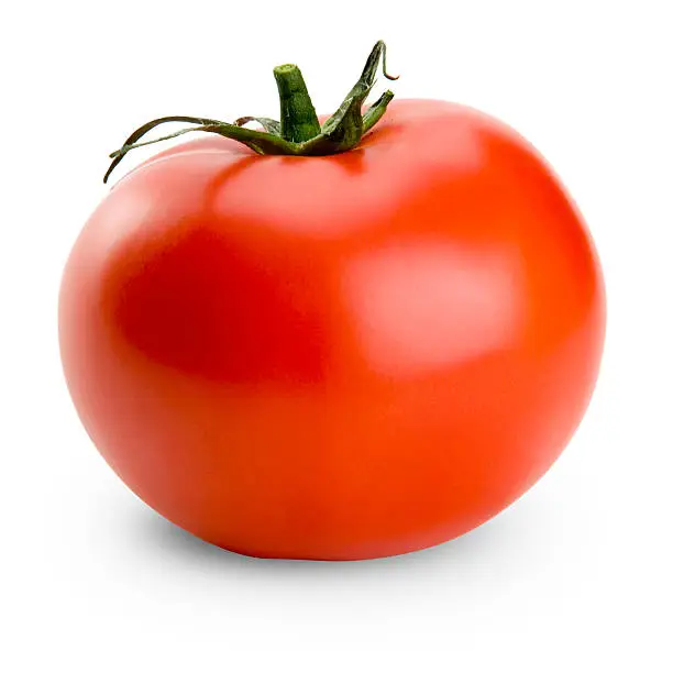 Photo of Juicy Isolated Tomato