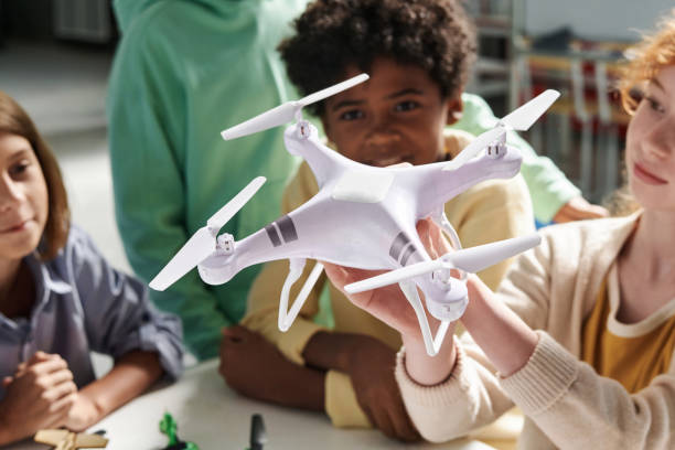 istock Quadcopter in Hands of Girl 1726243309