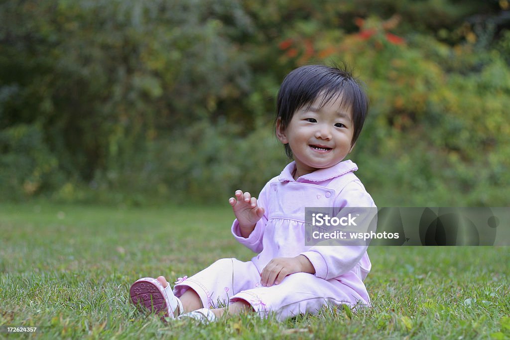 Ritratto di bambina felice - Foto stock royalty-free di 12-17 mesi