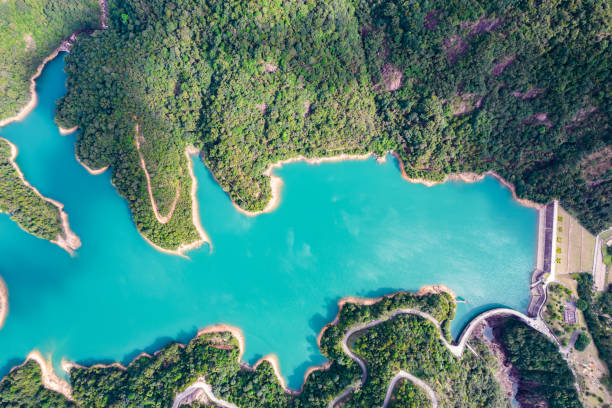 istock Aerial view of reservoir 1726244822