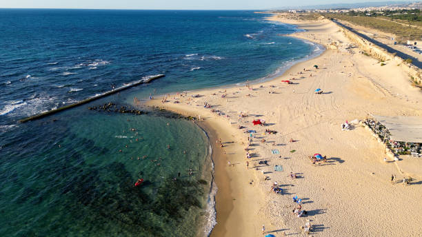 istock Caesarea  Beach aerial photo from drone 1726245088