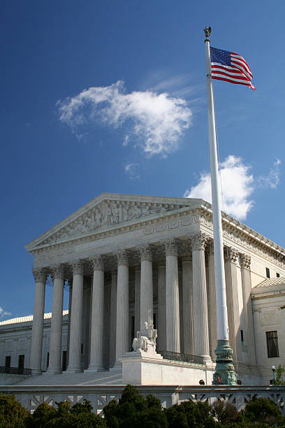 US Supreme Court Flag View