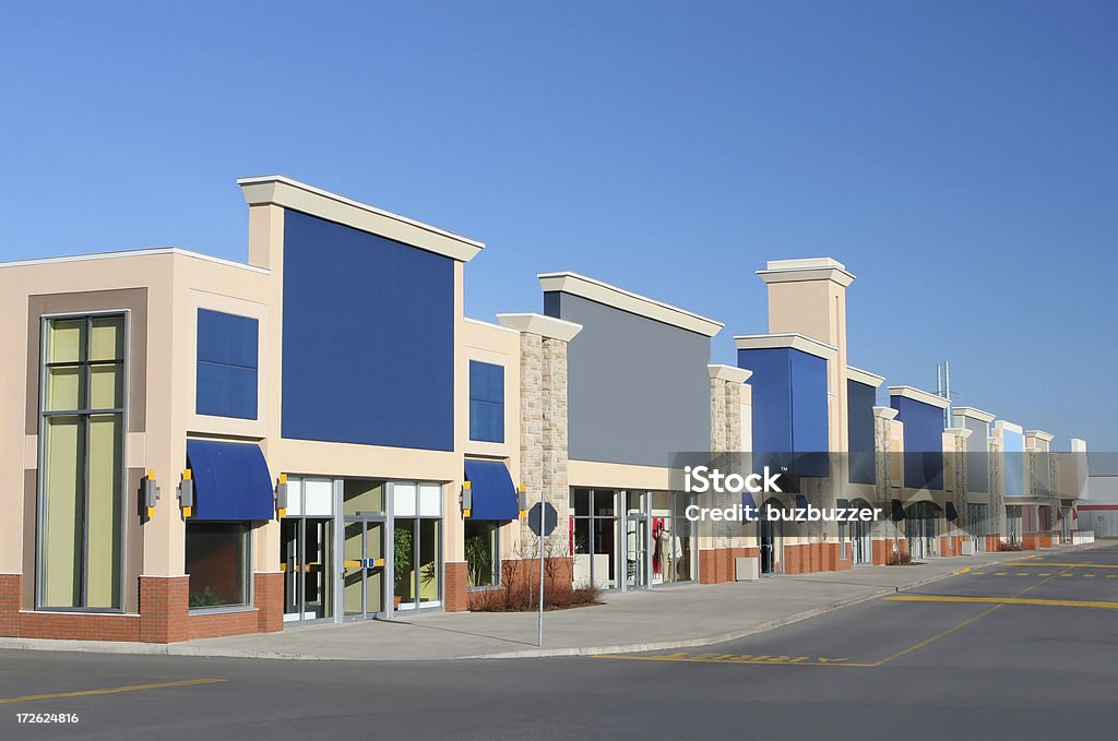 Shopping Center Building - Foto de stock de Centro Comercial de Rua royalty-free