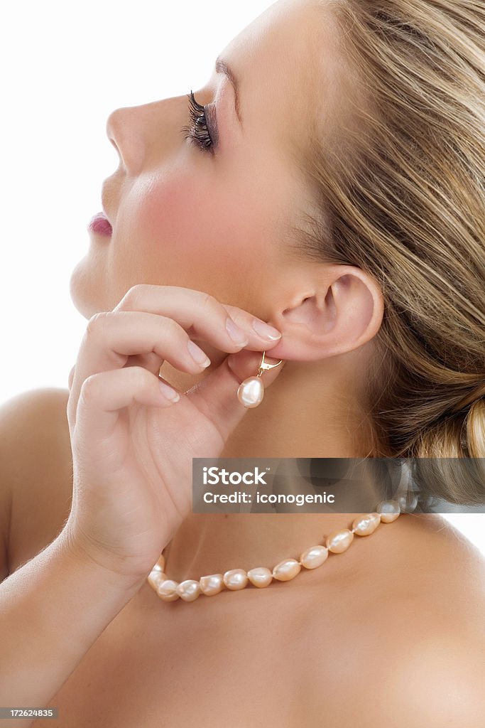 Perlas - Foto de stock de Collar de perlas - Joyas libre de derechos