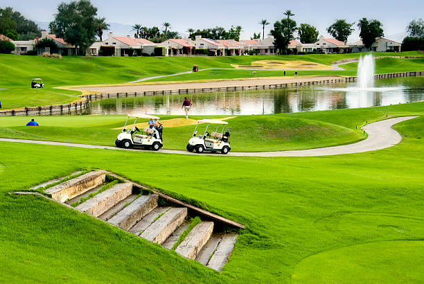 Golf Course at La Quinta stock photo