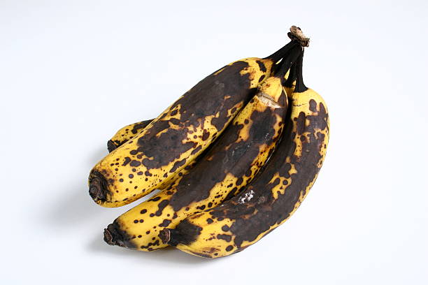 dojrzałe banany - banana rotting ripe above zdjęcia i obrazy z banku zdjęć